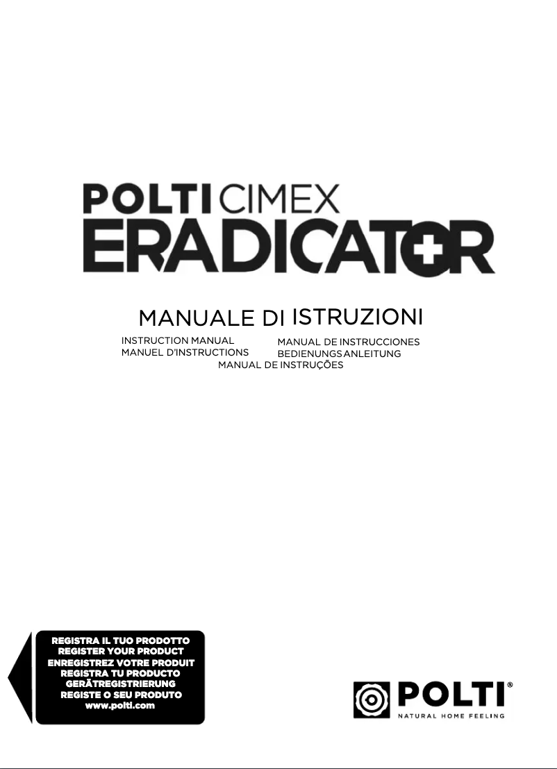 Image de la première page du manuel de l'appareil Cimex Eradicator PTEU0234