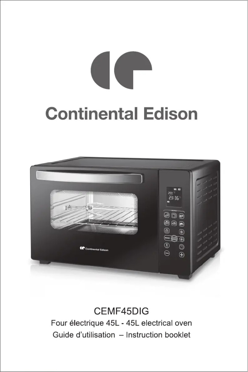 Página 1 del manual Manual de usuario Continental Edison CEMF45DIG
