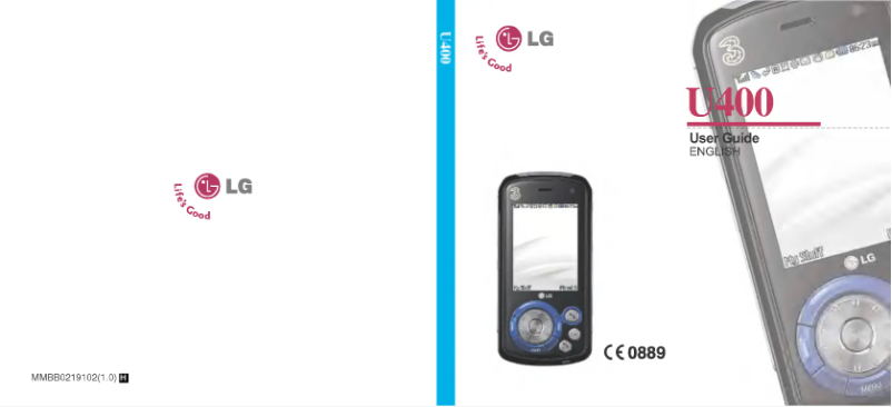 Page n°1 - Manuel utilisateur LG U400