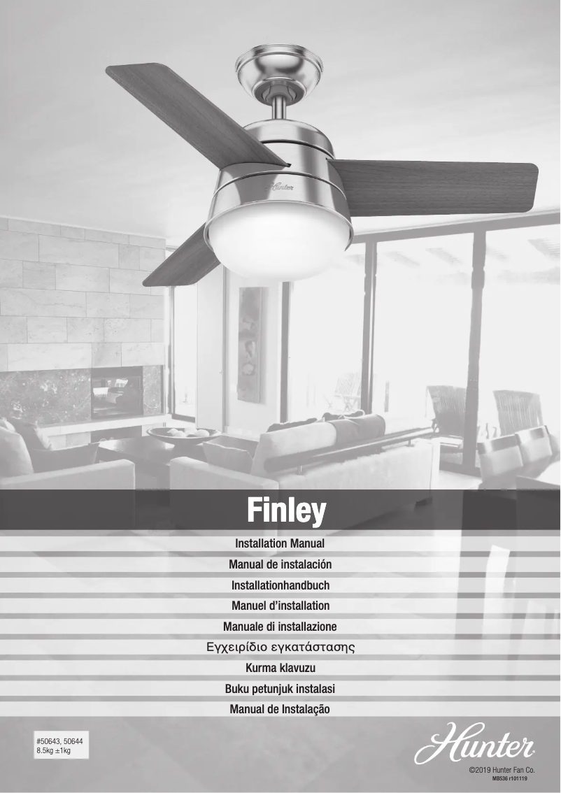 Página 1 del manual Manual de usuario Hunter Finley