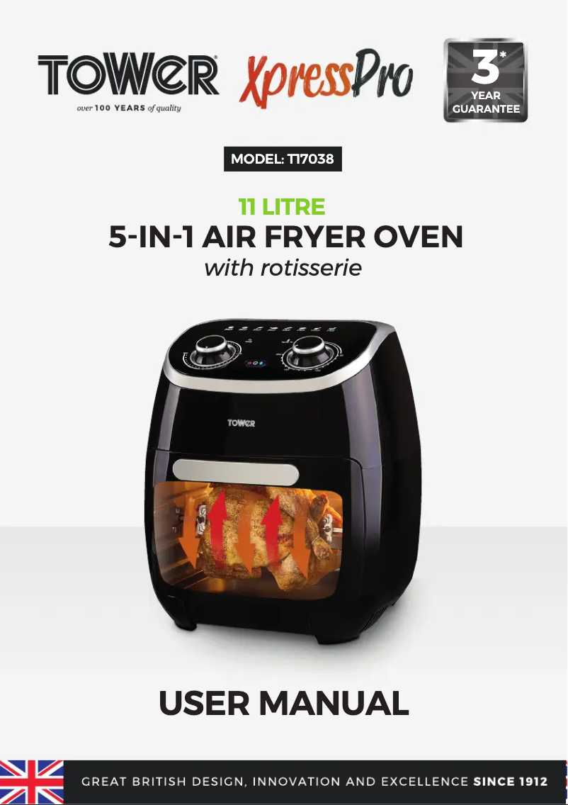 Page 1 de la notice Manuel utilisateur Tower Xpress Pro T17038