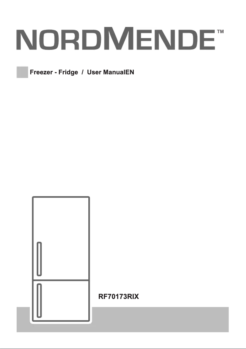 Page n°1 - Manuel utilisateur Nordmende RF70173RIX