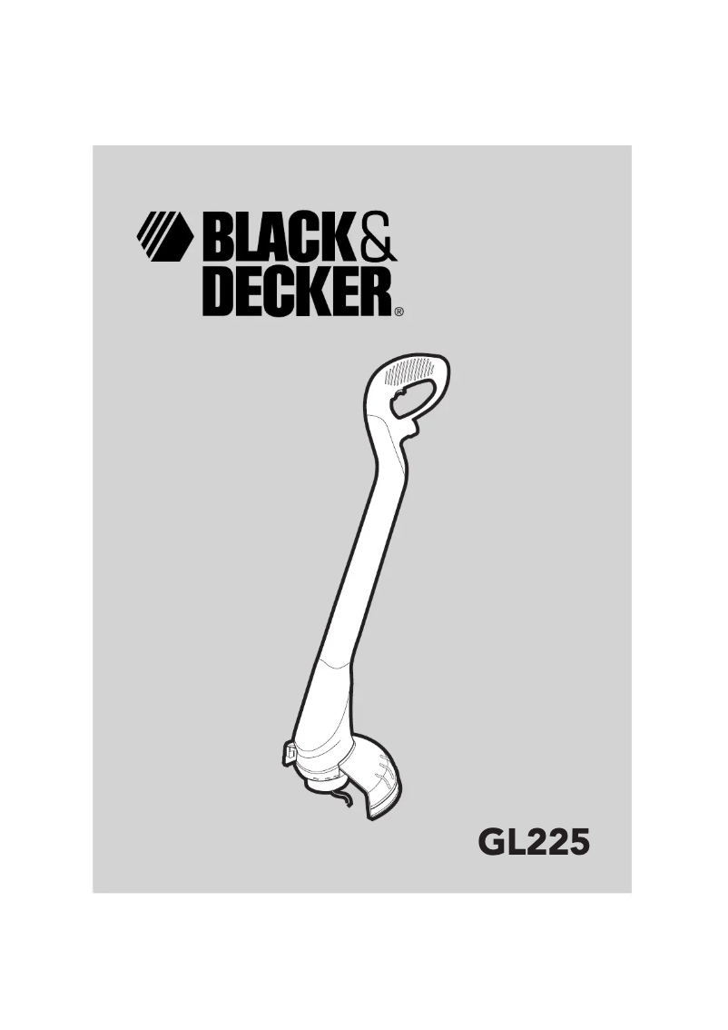 Page n°1 - Manuel utilisateur Black & Decker GL225S