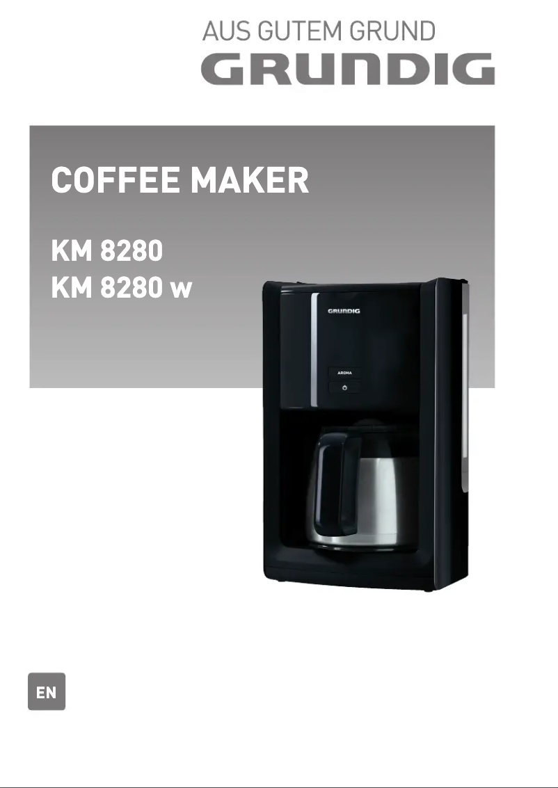 Page n°1 - Manuel utilisateur Grundig KM 8280