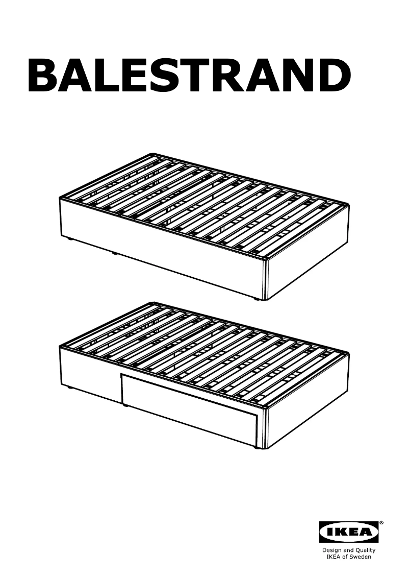 Image de la première page du manuel de l'appareil BALESTRAND 704.096.32