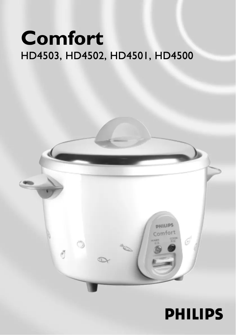 Image de la première page du manuel de l'appareil HD4503