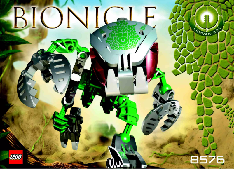 Page n°1 - Manuel utilisateur Lego Bionicle 8576