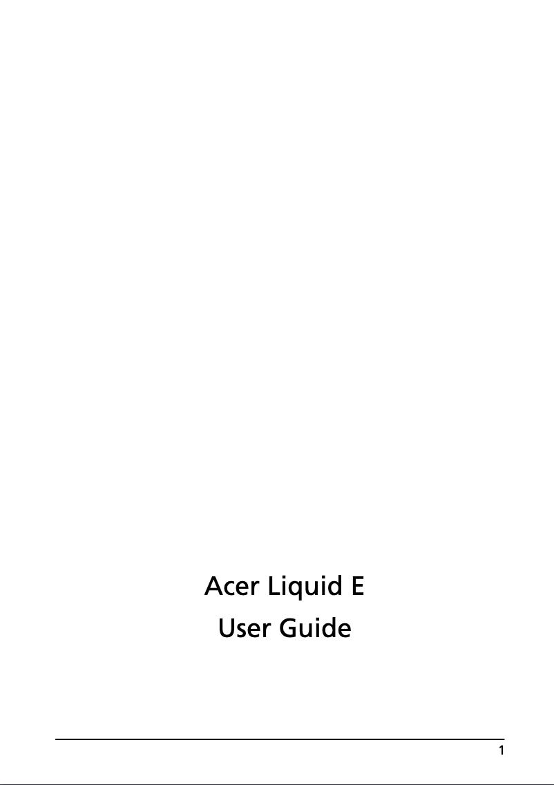 Image de la première page du manuel de l'appareil Liquid E S100