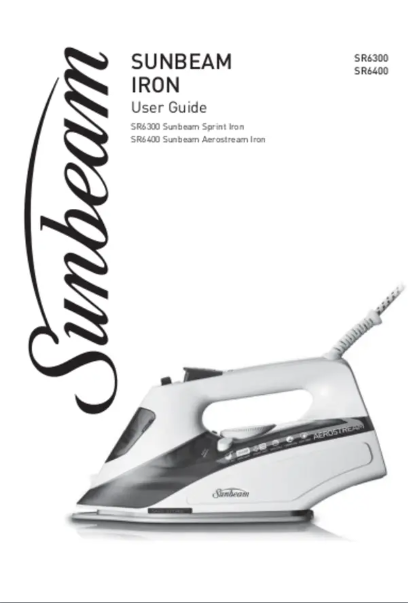 Page 1 de la notice Manuel utilisateur Sunbeam Aerostream SR6400