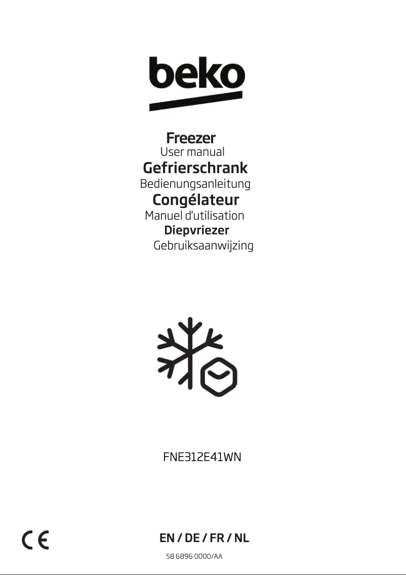 Image de la première page du manuel de l'appareil FNE312E41WN