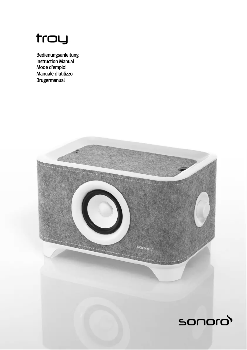 Image de la première page du manuel de l'appareil Troy