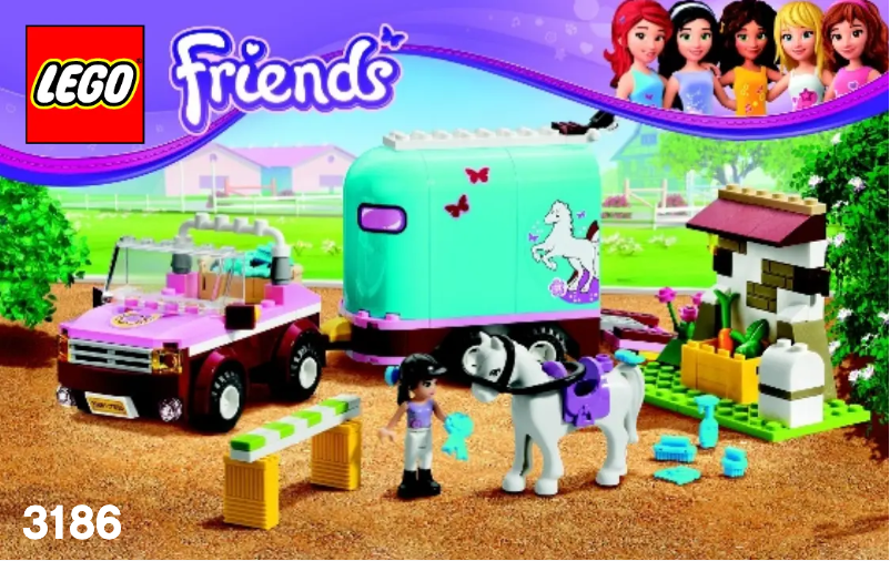 Page n°1 - Manuel utilisateur Lego Friends 3186