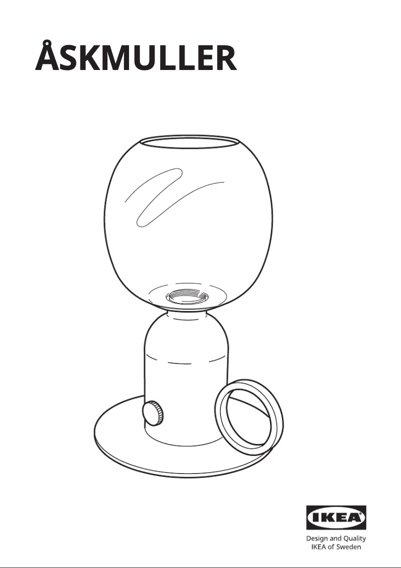 Image de la première page du manuel de l'appareil ÅSKMULLER 105.197.80