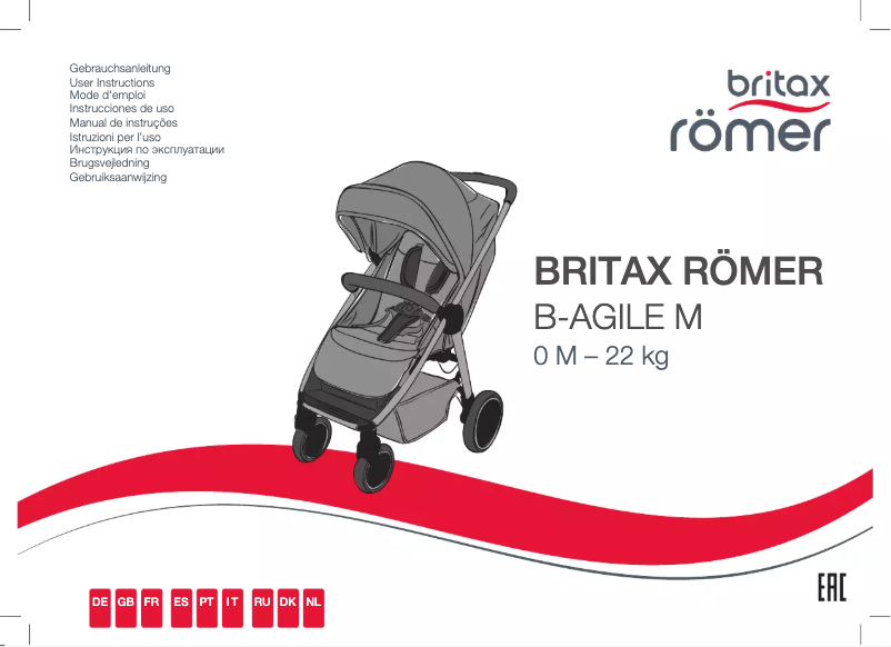 Página 1 del manual Manual de usuario Britax-Römer B-Agile M