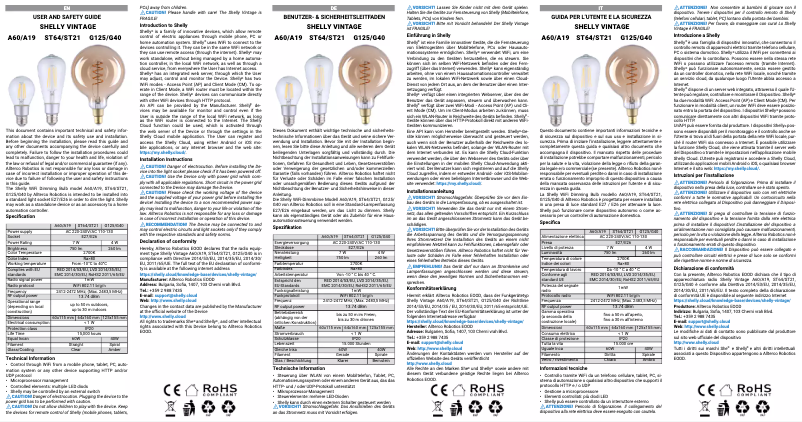 Image de la première page du manuel de l'appareil Vintage