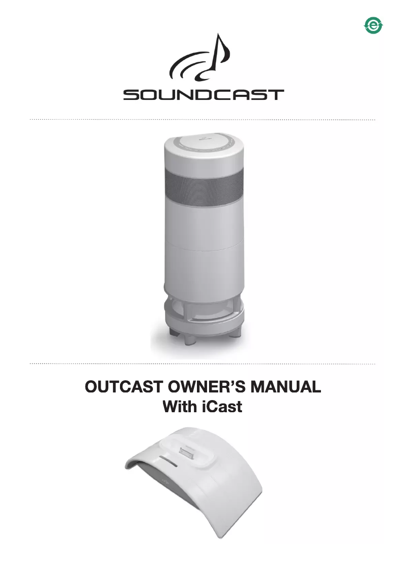 Page 1 de la notice Manuel utilisateur SoundCast OutCast
