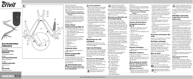 Página 1 del manual Manual de usuario Crivit IAN 351481