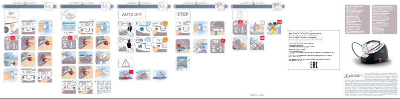 Página 1 del manual Instrucciones / montaje Tefal Pro Express Ultimate GV9550