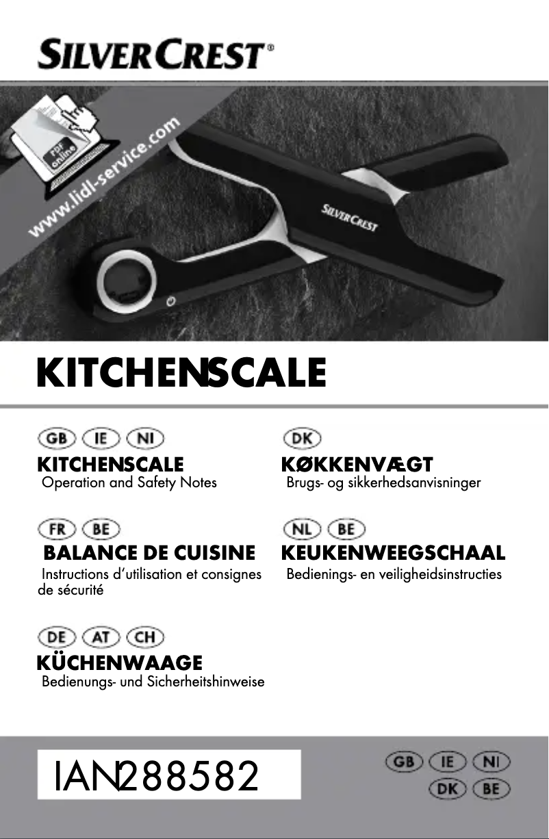 Página 1 del manual Manual de usuario SilverCrest IAN 288582