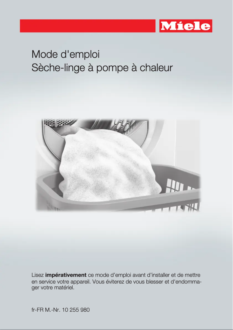 Image de la première page du manuel de l'appareil TKB140 WP Eco