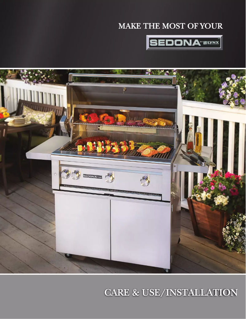 Image de la première page du manuel de l'appareil Sedona L600R-LP