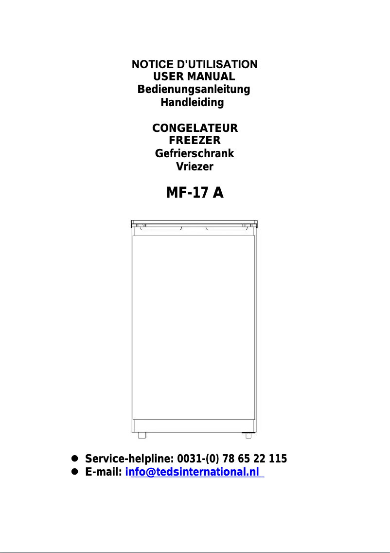 Página 1 del manual Manual de usuario Nordmende MF 17A