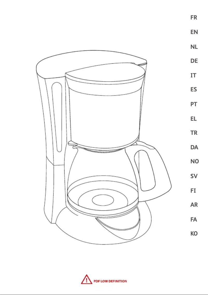 Image de la première page du manuel de l'appareil Breakfast Set CM440810