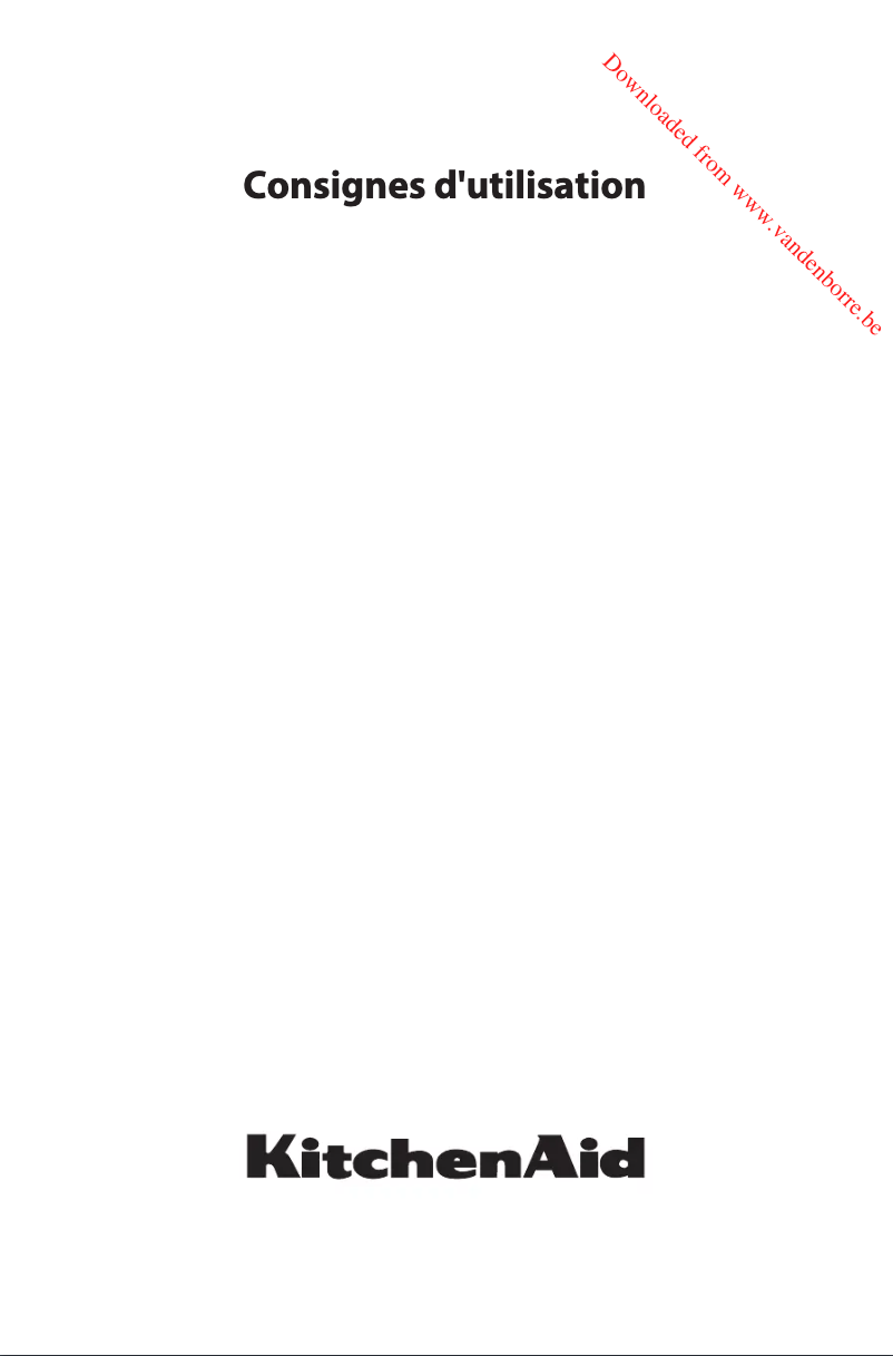 Image de la première page du manuel de l'appareil KCFMB 60150