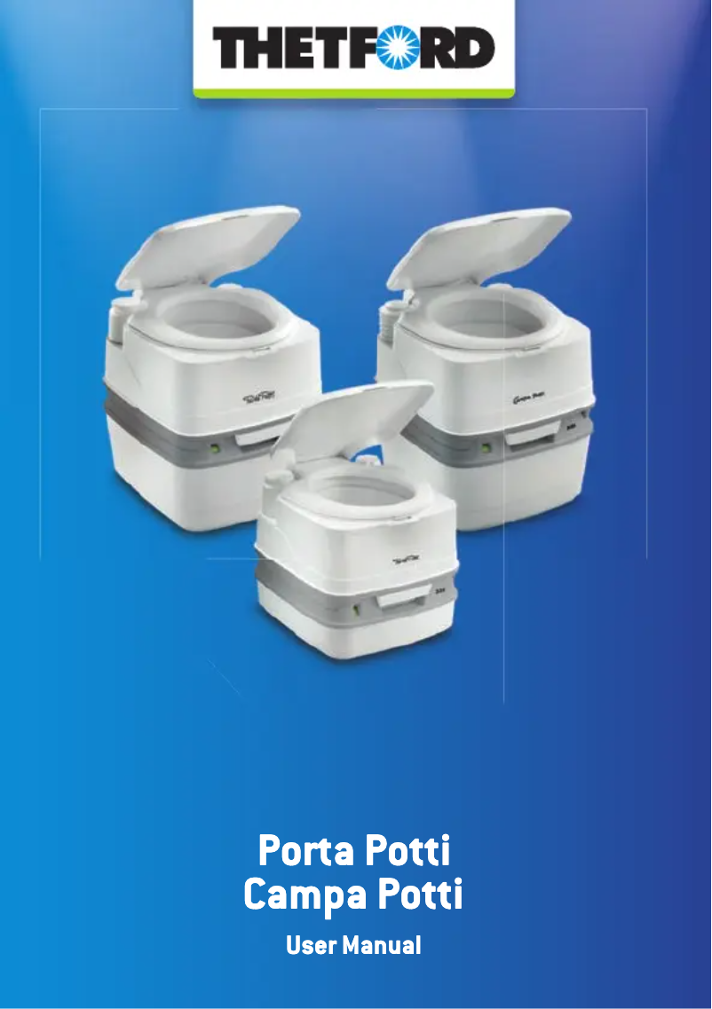 Image de la première page du manuel de l'appareil Porta Potti 345