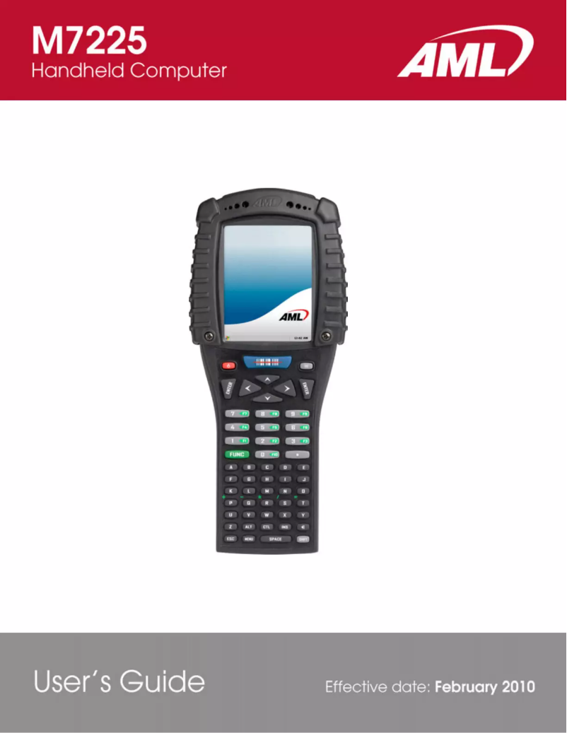 Page 1 de la notice Manuel utilisateur AML M7225