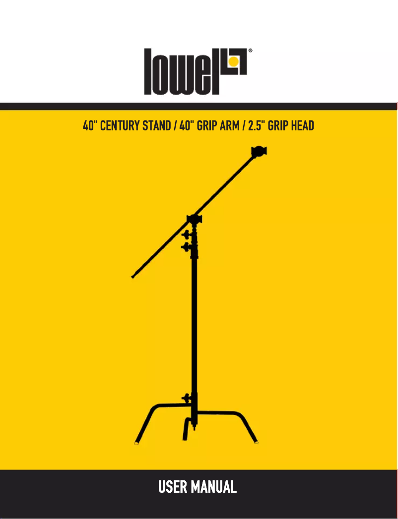 Page n°1 - Manuel utilisateur Lowel CTB-40