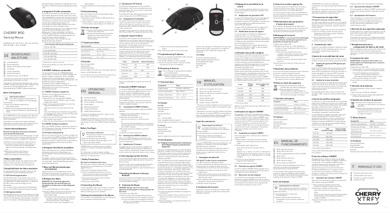 Image de la première page du manuel de l'appareil M50