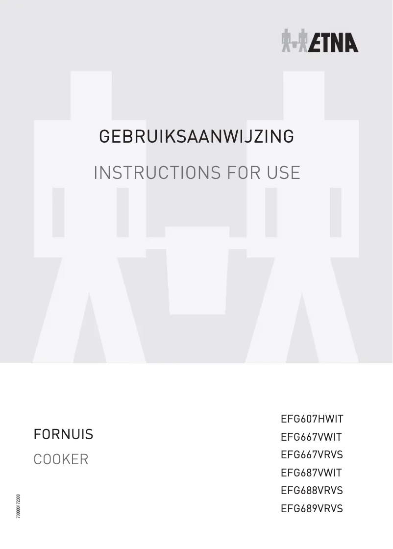 Page 1 de la notice Manuel utilisateur Etna EFG607HWIT