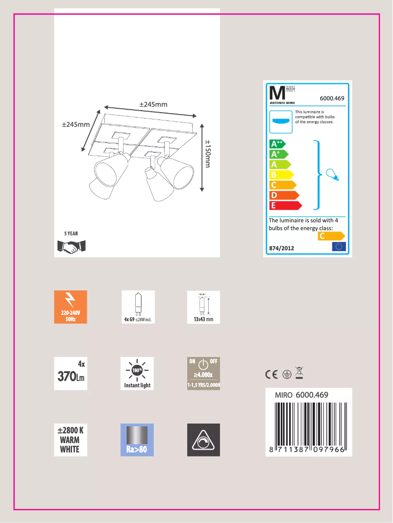 Página 1 del manual Manual de usuario Ranex Miro