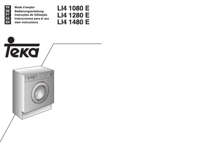 Image de la première page du manuel de l'appareil LI4 1080 E