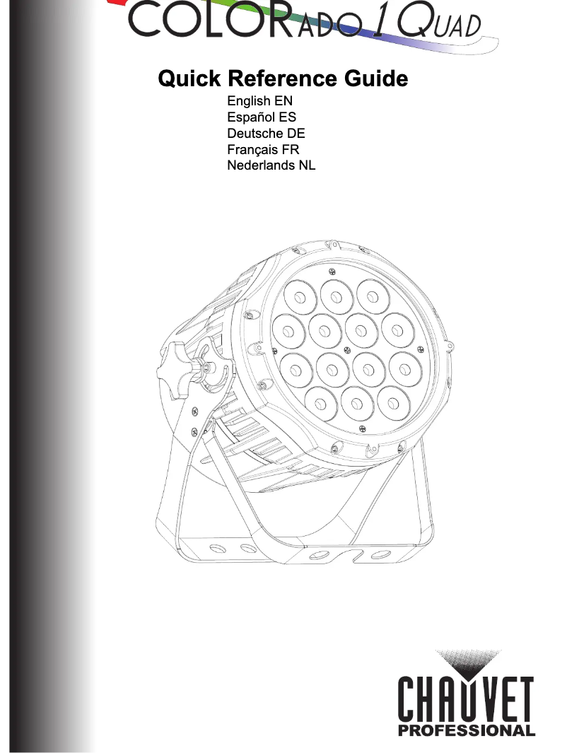 Image de la première page du manuel de l'appareil COLORado 1 Quad