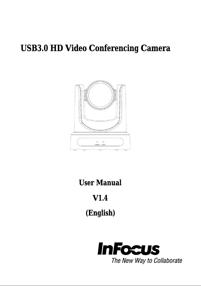 Page 1 de la notice Manuel utilisateur InFocus INA-PTZ-3
