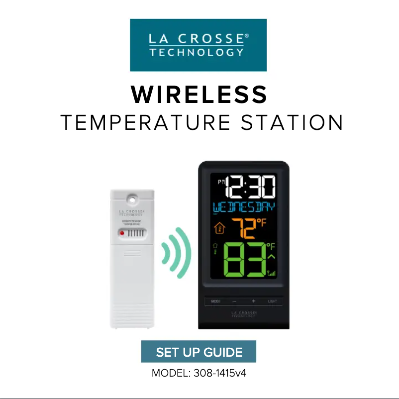 Image de la première page du manuel de l'appareil 308-1415V4