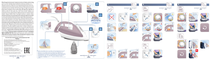 Page 1 de la notice Manuel utilisateur Tefal EasyGliss FV3910