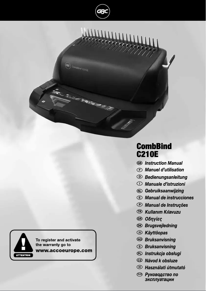 Página 1 del manual Manual de usuario Swingline 7708175