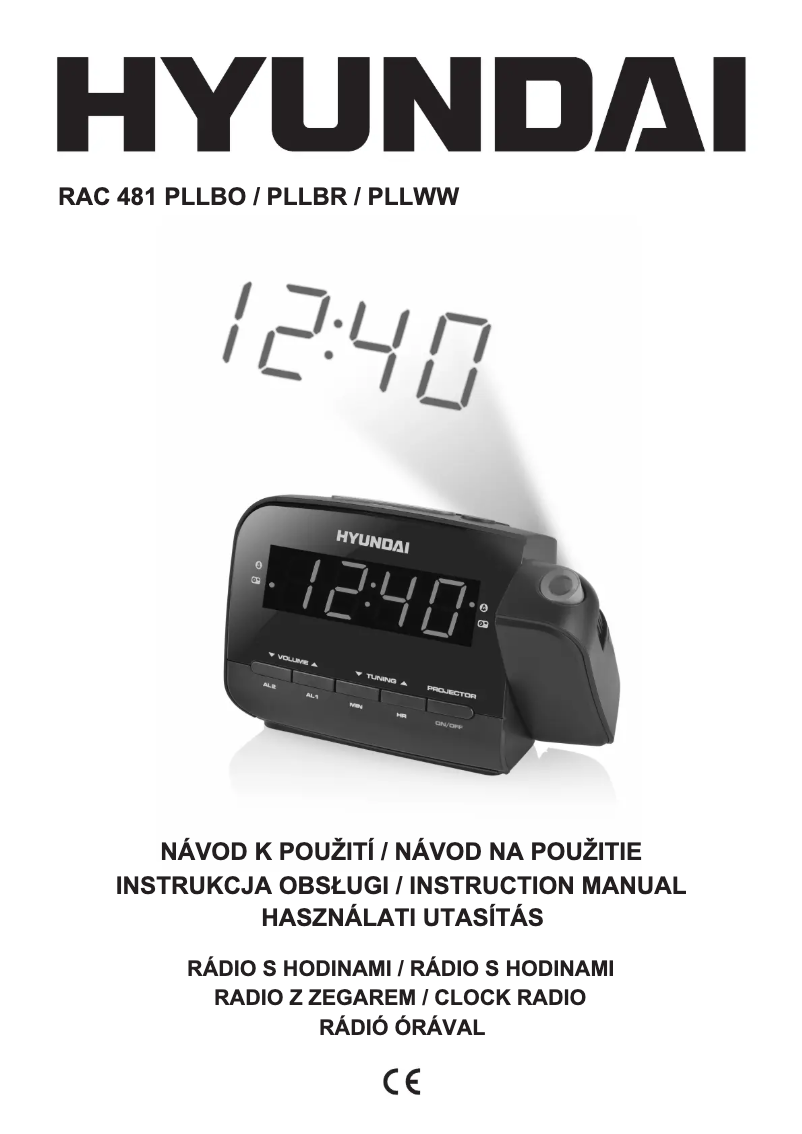 Page 1 de la notice Manuel utilisateur Hyundai RAC481PLL