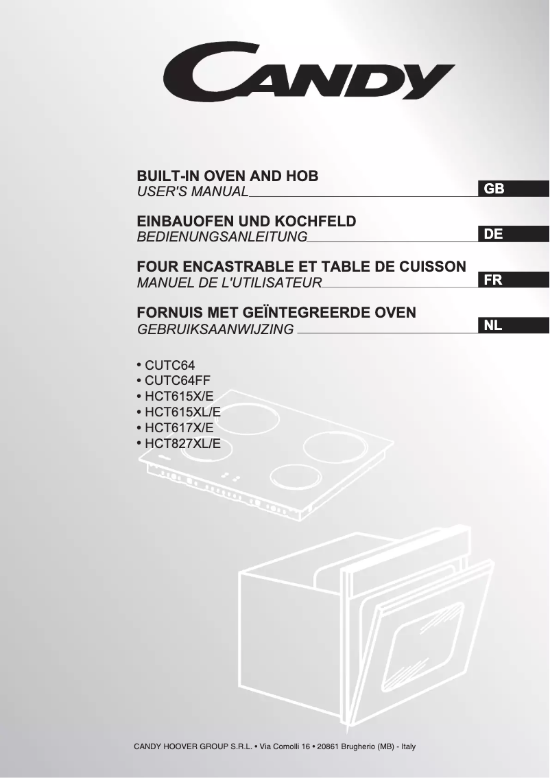 Image de la première page du manuel de l'appareil CUTC64FF