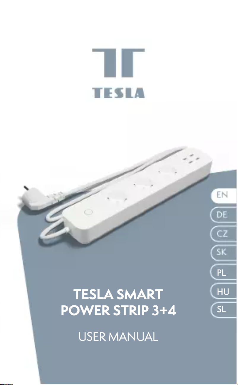 Página 1 del manual Manual de usuario Tesla Smart Power Strip 3