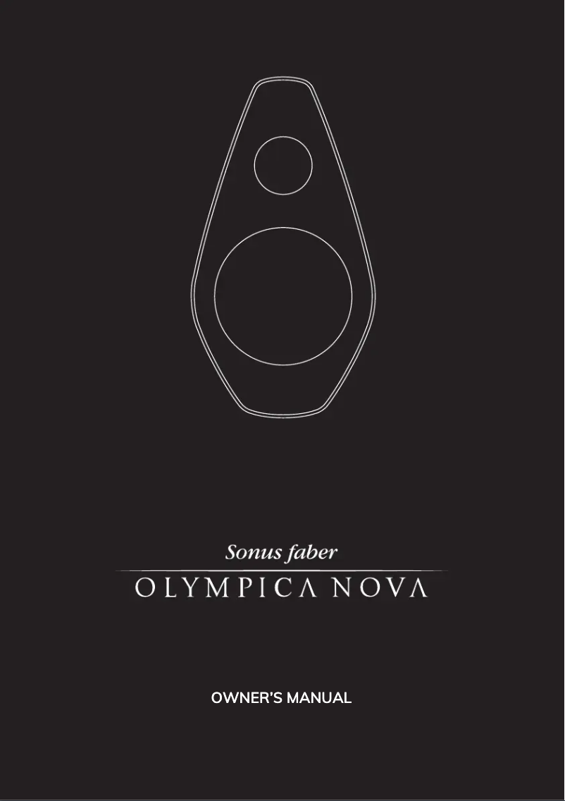 Page n°1 - Manuel utilisateur Sonus Faber Olympica Nova V