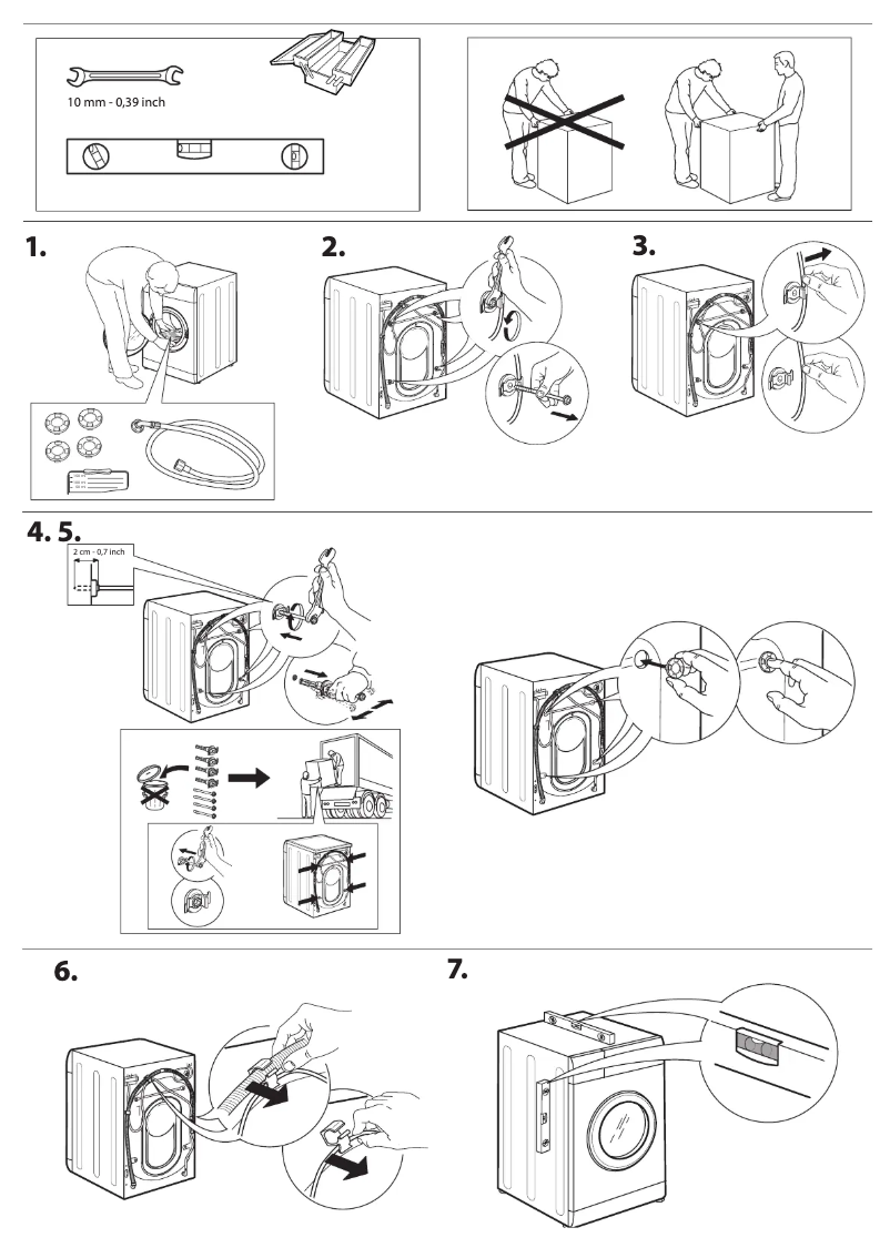 Page n°1 - Manuel utilisateur Hotpoint BI WDHG 75148 UK N