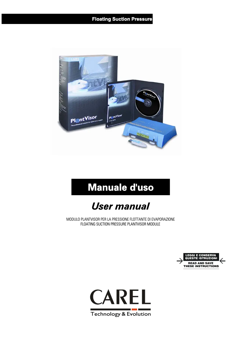 Imagen de la primera página del manual del dispositivo PlantVisor