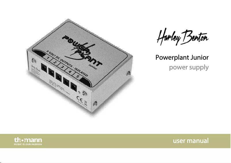 Image de la première page du manuel de l'appareil Powerplant Junior