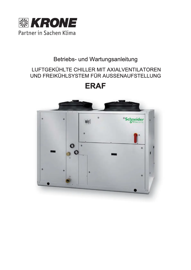 Imagen de la primera página del manual del dispositivo ERAF 0721A