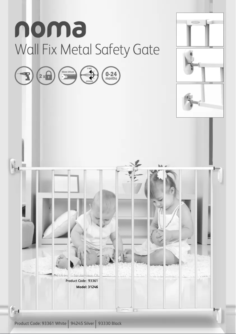 Página 1 del manual Manual de usuario Noma Wall Fix 93361