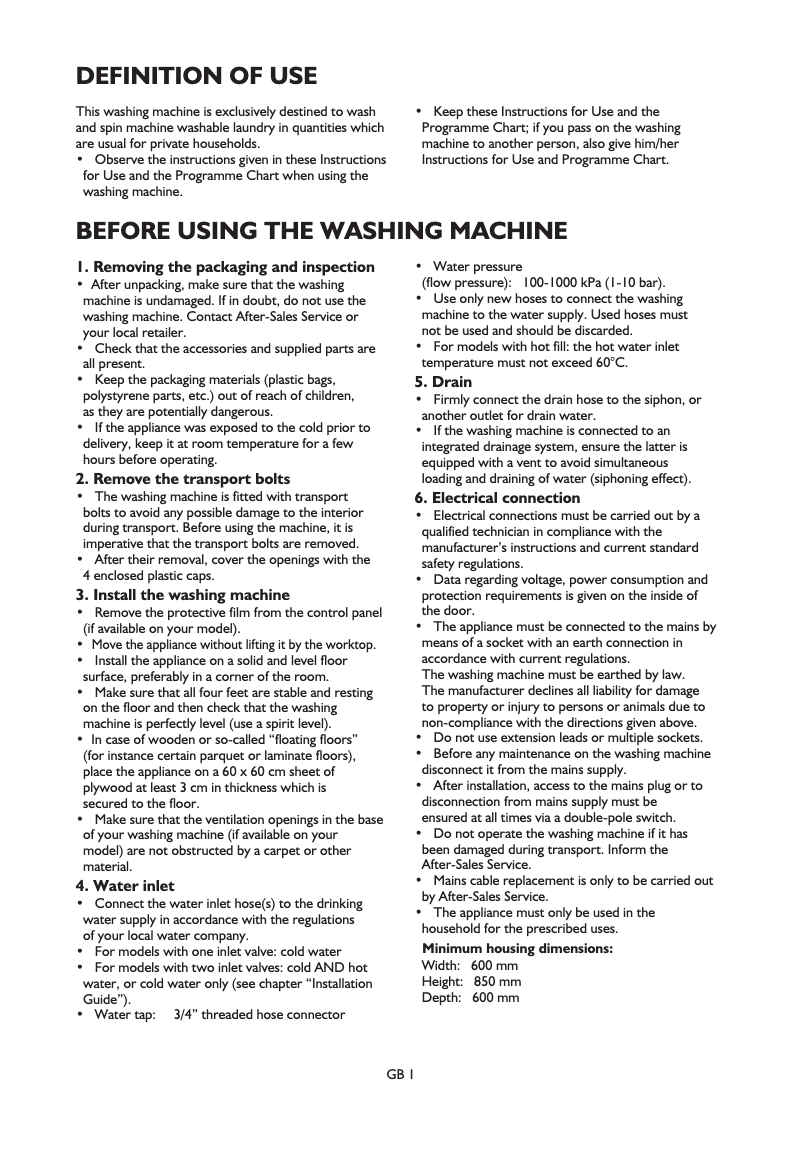 Page 1 de la notice Manuel utilisateur Whirlpool WWDC 7200
